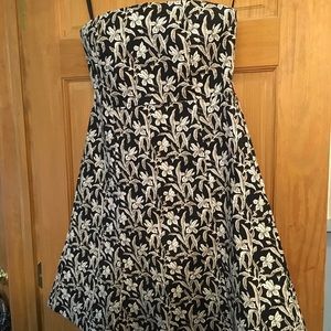 Gap strapless print dress size 10
